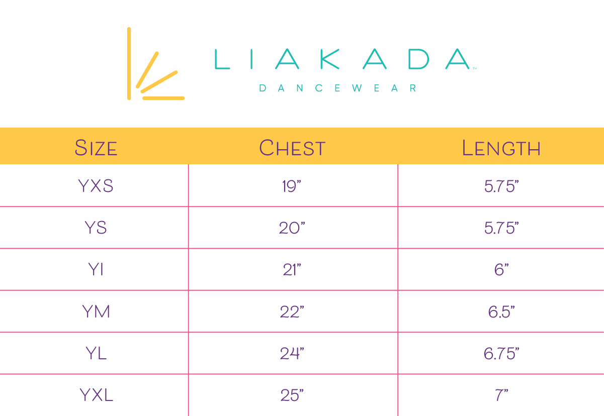 Girls' Split Top Bra Top