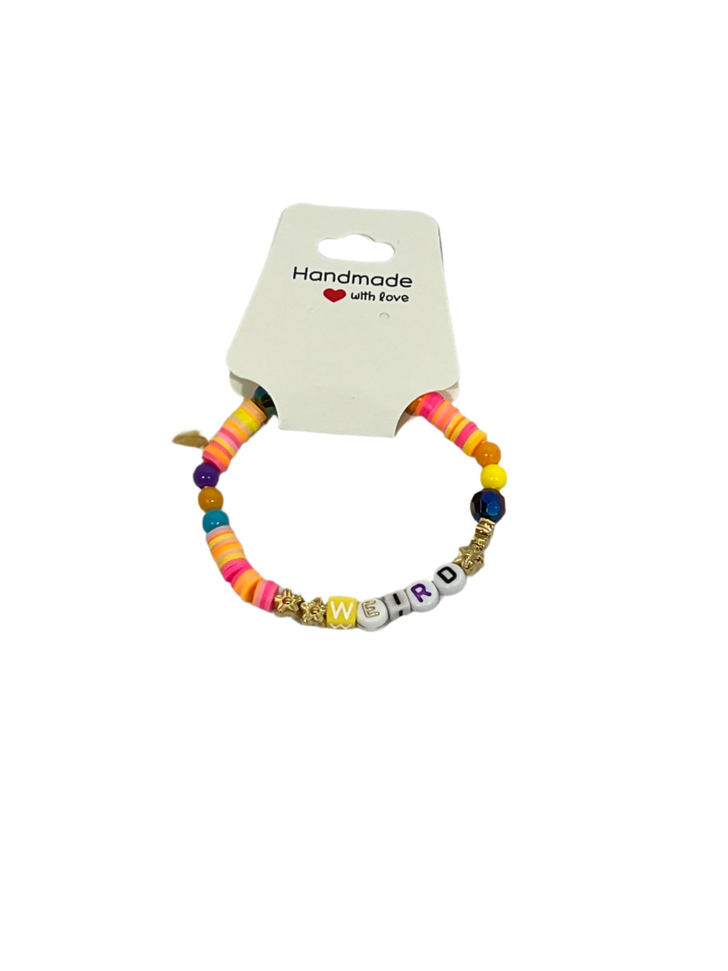 WEIRD clay bead bracelet-colorful