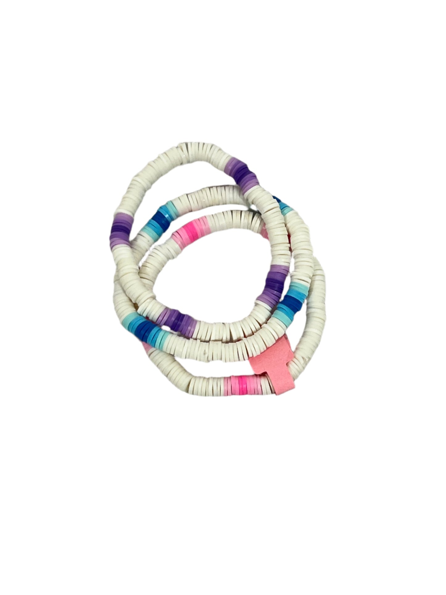 White bracelet with color