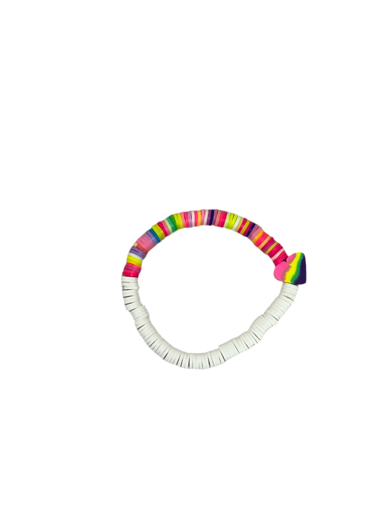 Bead bracelets with heart